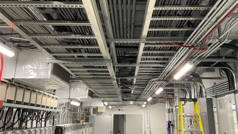 An electrical room